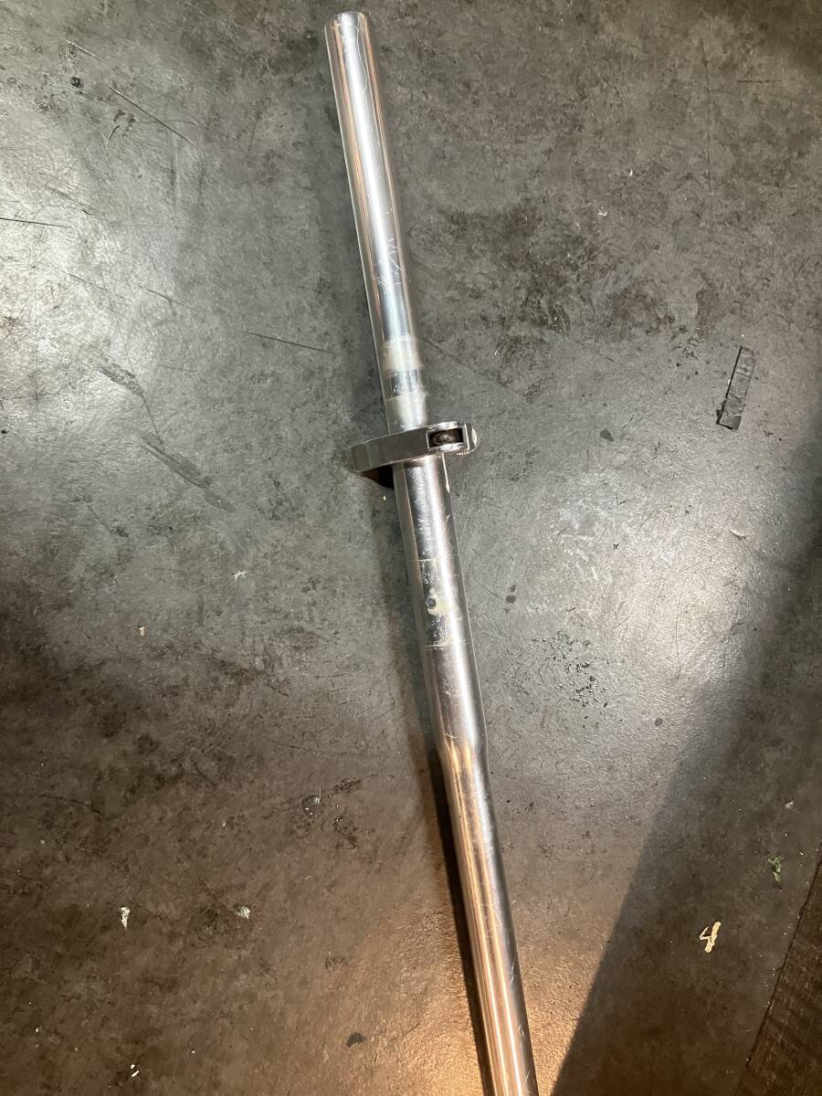 中古品5LINKS アルミフラットバーハンドル 520mm 25.4φ ミニベロ 折り畳みハンドル クロスバイク フォールディング拍卖