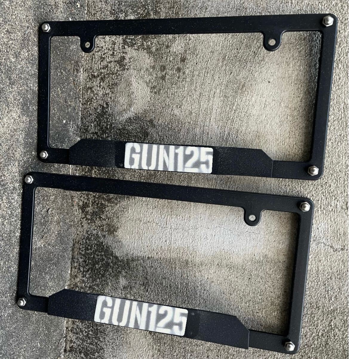 トヨタ ハイラックスgun125 ナンバーフレーム 前後セット拍卖