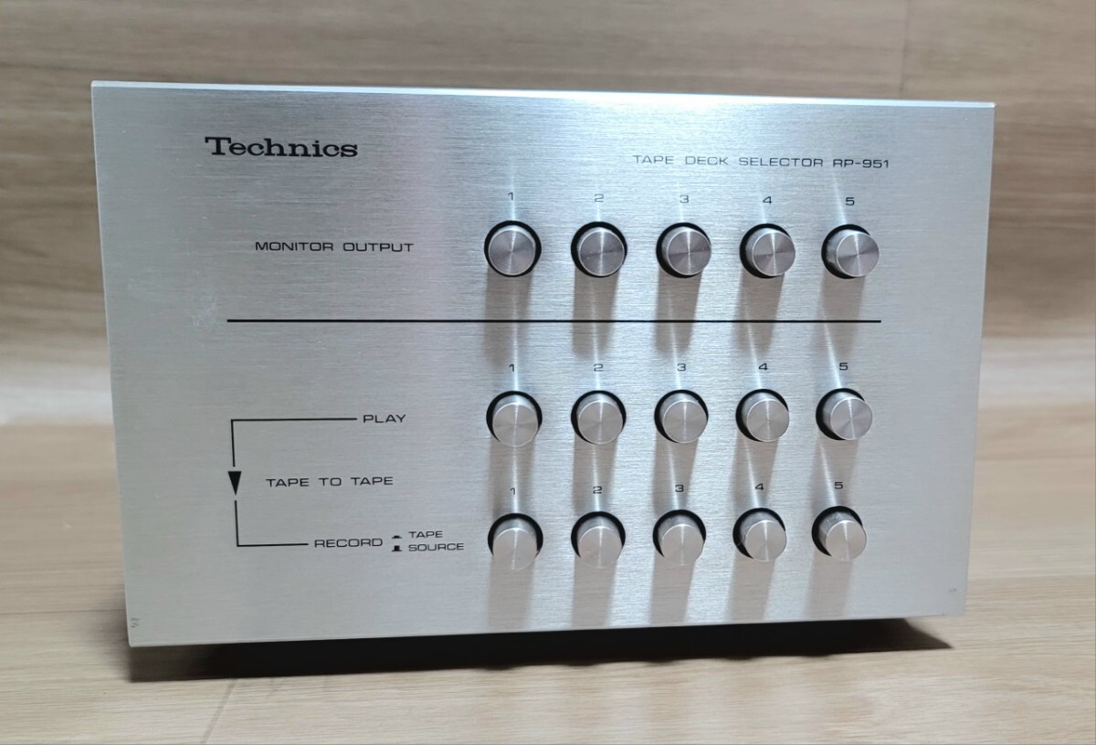 Technics テクニクス RP-951 テープデッキセレクター TAPE DECK SELECTOR 日本製拍卖
