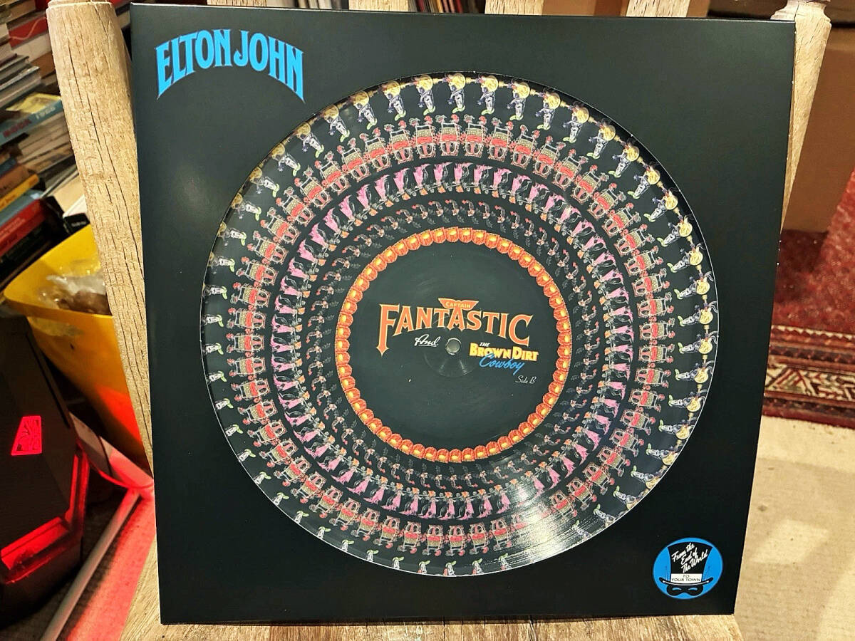 ELTON JOHN / Captain Fantastic and The Brown Dirt Cowboy 50周年記念 ZOETROPE Picture LP /UK限定1500枚 売切れ完売 新品 拍卖