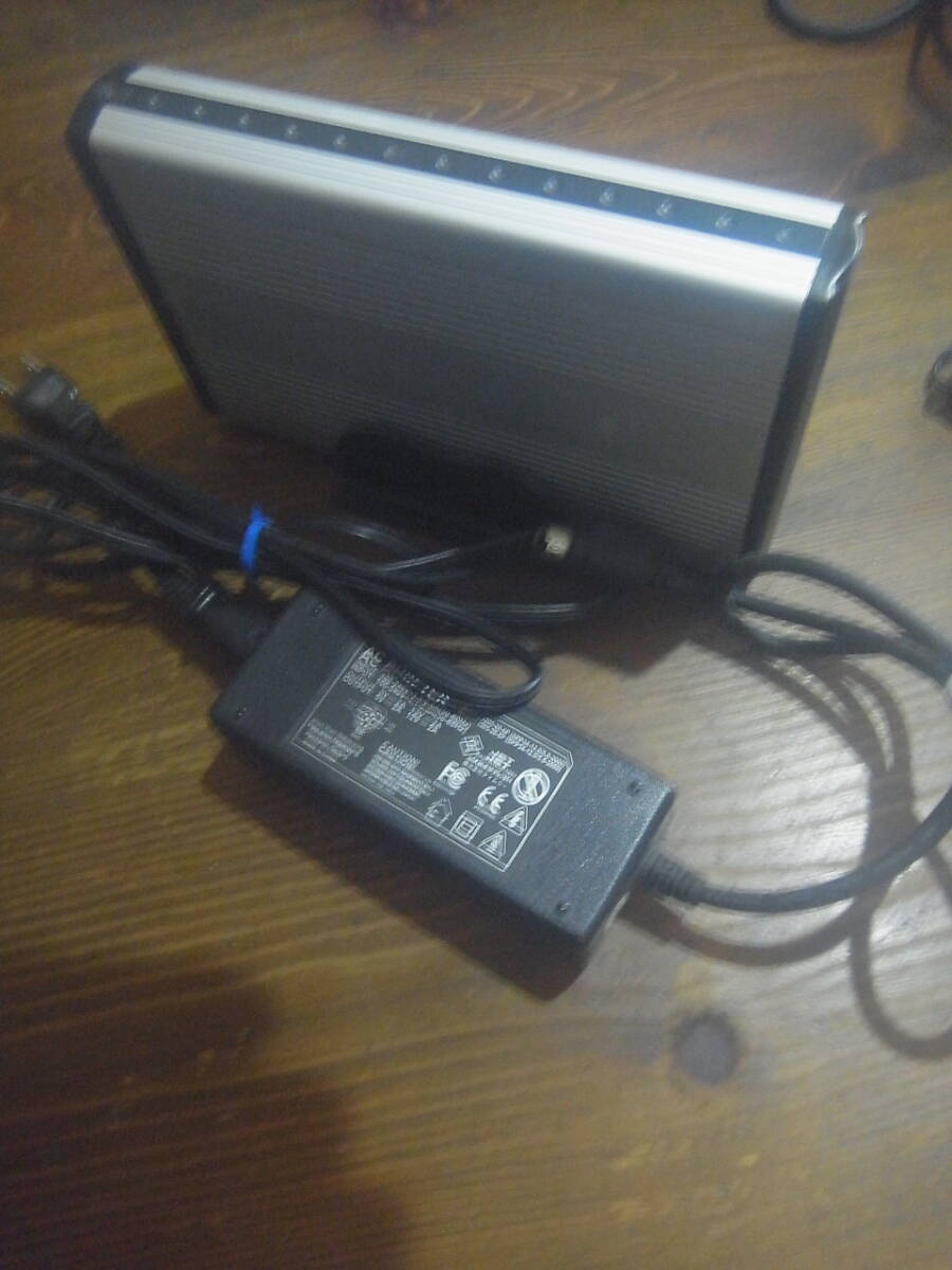 USB接続外付 ハードディスクケース 専用ACアダプター付きの中古拍卖