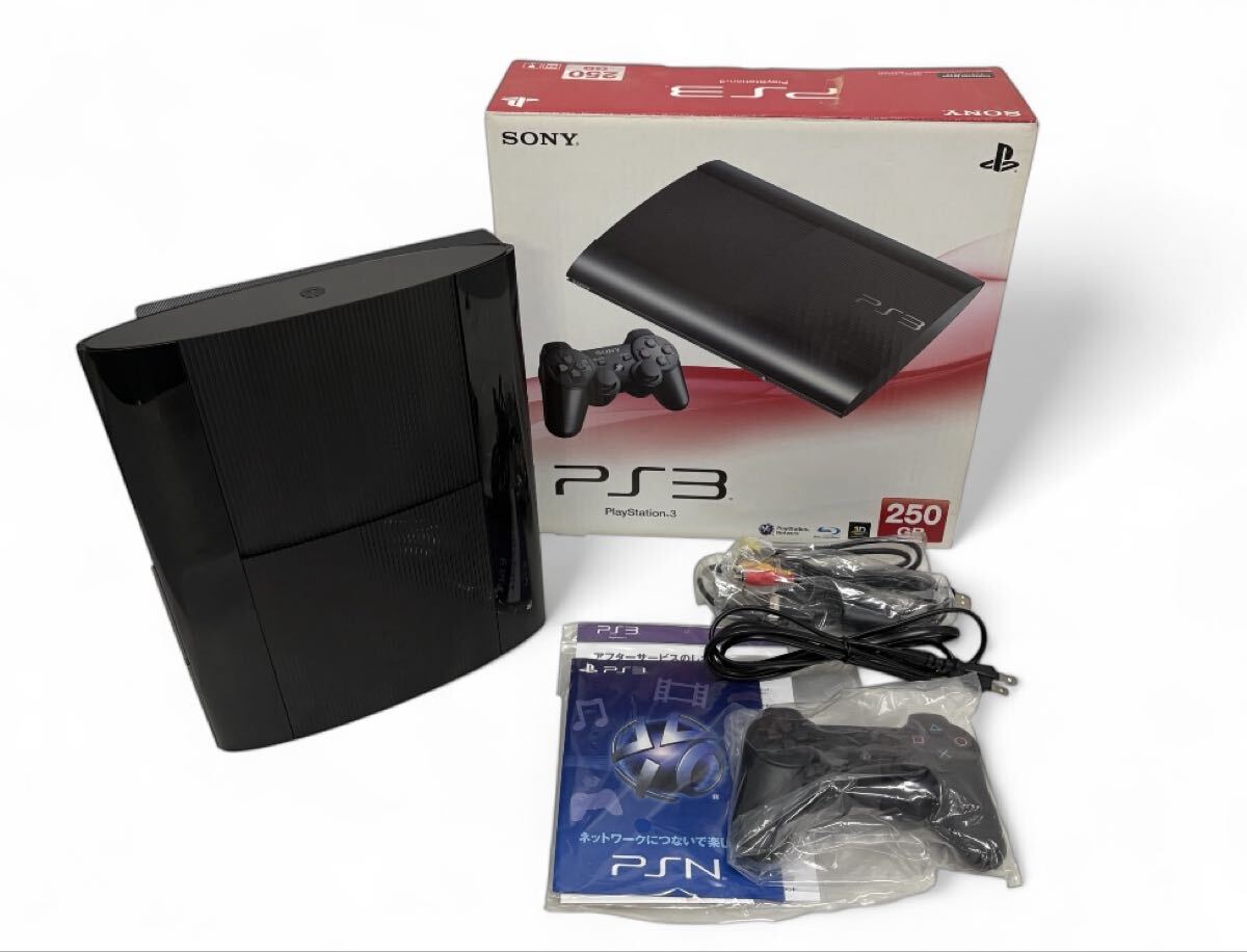 【未使用保管品】 SONY ソニー PlayStation3 PS3 本体 CECH-4200B チャコールブラック 250GB プレステ3 ブラック拍卖