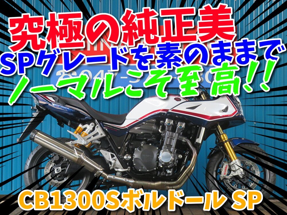 ■『秋の免許取得10万円応援キャンペーン』11月末まで開催中■日本全国デポデポ間送料無料!ホンダ CB1300スーパーボルドールSP A1398 車体拍卖