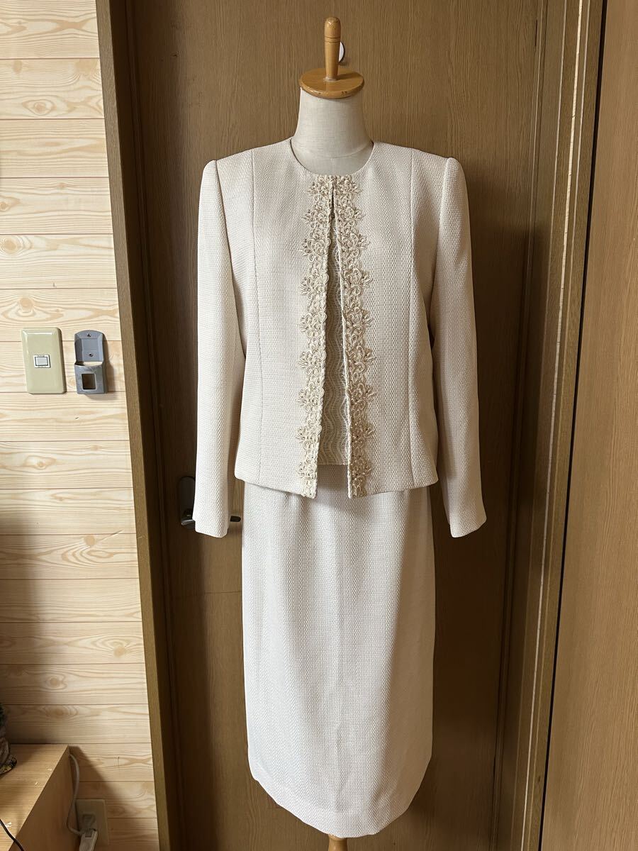 RIFANNE リファンネ 東京ソワール フォーマル セットアップ ジャケット カットソー スカート3点セット スーツ 11ABRサ◇入園入学式卒園式拍卖