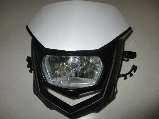 セロー WR、DT などに社外オフロードヘッドライトASSY 中古品 YAMAHA、HONDA、SUZUKI,KAWASAKI拍卖