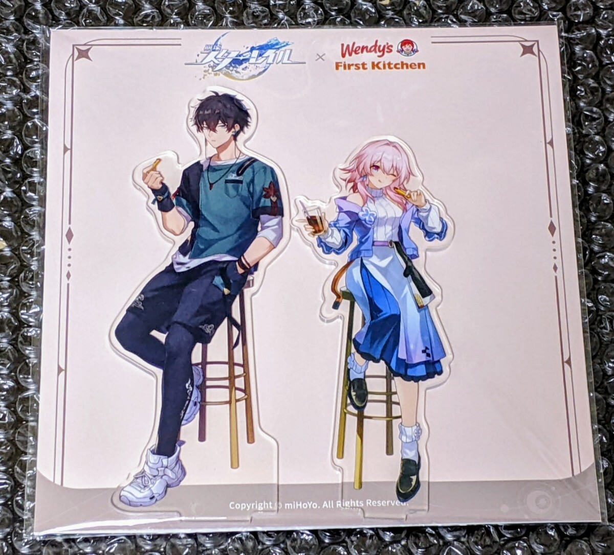 崩壊スターレイル ウェンディーズ ファーストキッチン コラボ 非売品 アクリルスタンド 新品 未開封品 三月なのか 丹恒 アクスタ スタレ拍卖