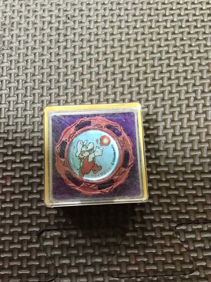 デッドストック 未開封 未使用 キャラコバッチ スーパーマリオ ワールド スーパーマリオ コレクション ファイアマリオ コマ こま 任天堂拍卖