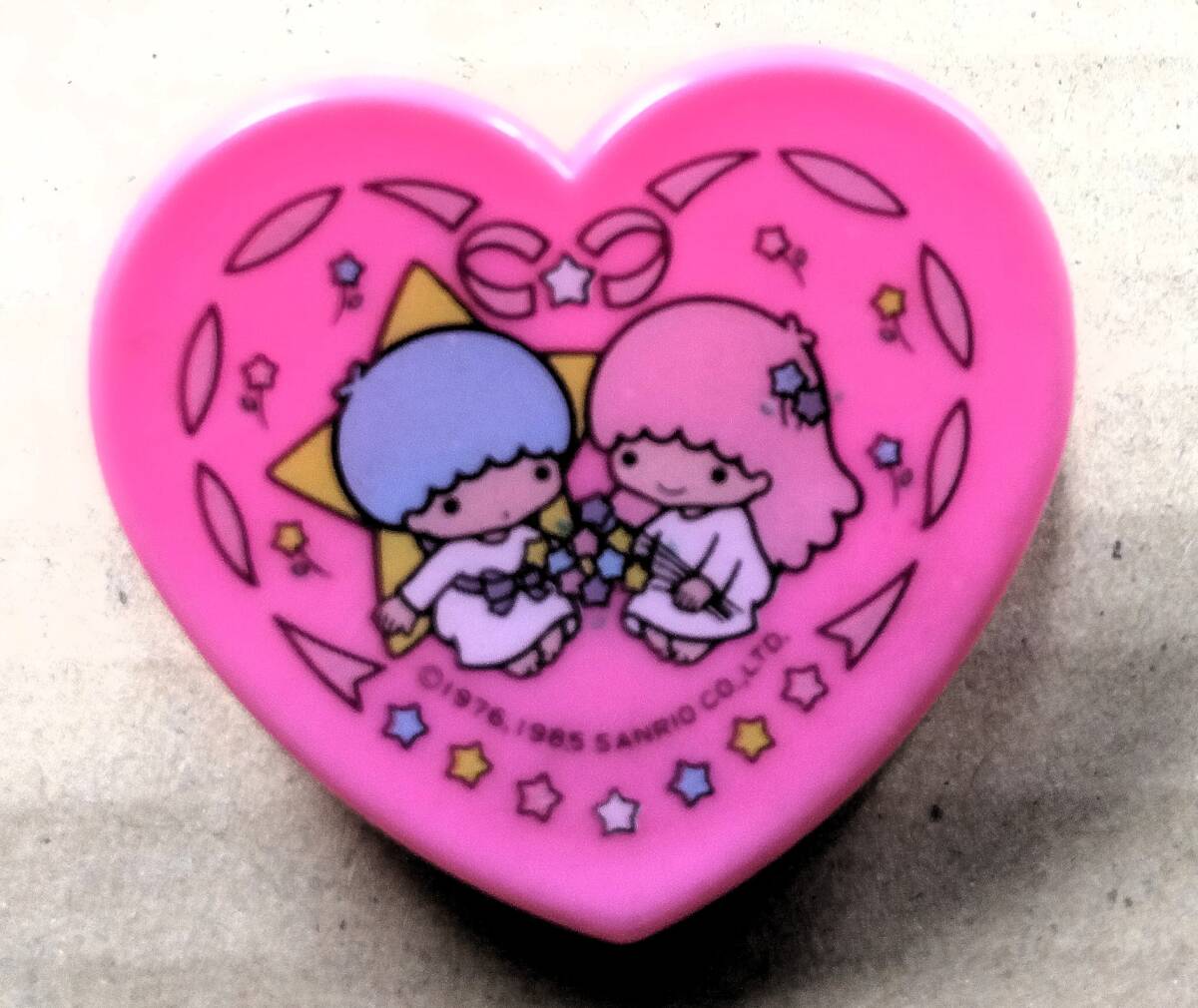 ♪サンリオ「キキララ」リトルツインスターズの当時物クリップ!19761985昭和レトロ拍卖