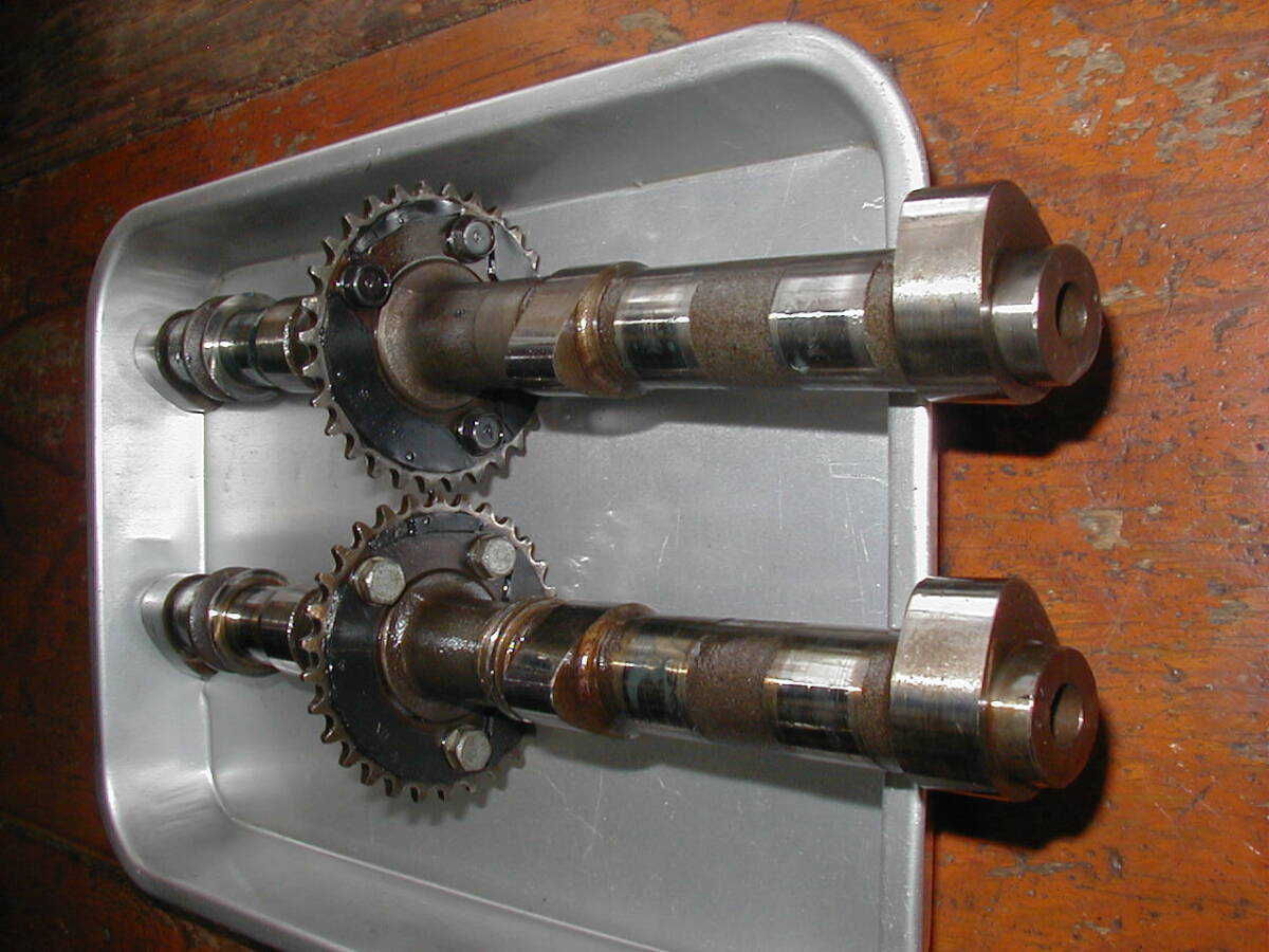 ■'73 Z900Z1■純正初期中空カムシャフトセット実動抜き スプロケット付■当時物超貴重希少昭和レアZ2RSZ1RZ750FXKZ1000Mk2Z900F軽量プロト拍卖