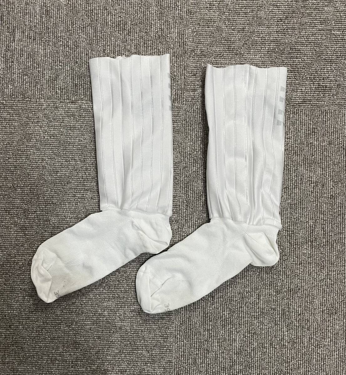 Bioracer ビオレーサー エアロソックス ホワイト M(39-41) 美品 1回着用拍卖