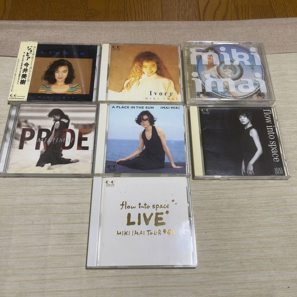 今井美樹 お好きなCD最大6品セット 7品から選択(ジュビア,アイボリー,PRIDE,THANK YOU,flow into space,A PLACE IN THE SUN,LIVE)拍卖