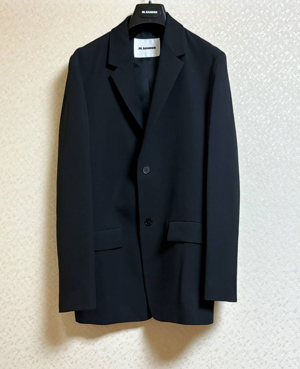 ジルサンダー JIL SANDER 秋冬 ジャケット ブラック サイズ46拍卖