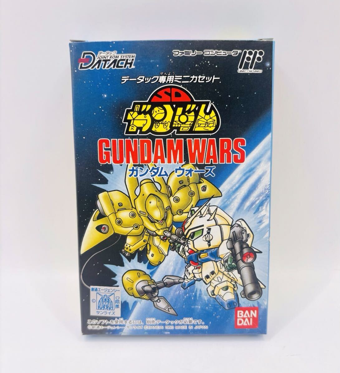 【新品未開封・激レア品】FC ファミコン データック専用ミニカセット SDガンダム ガンダムウォーズ 当時物 1円スタート 非常に綺麗な新品拍卖