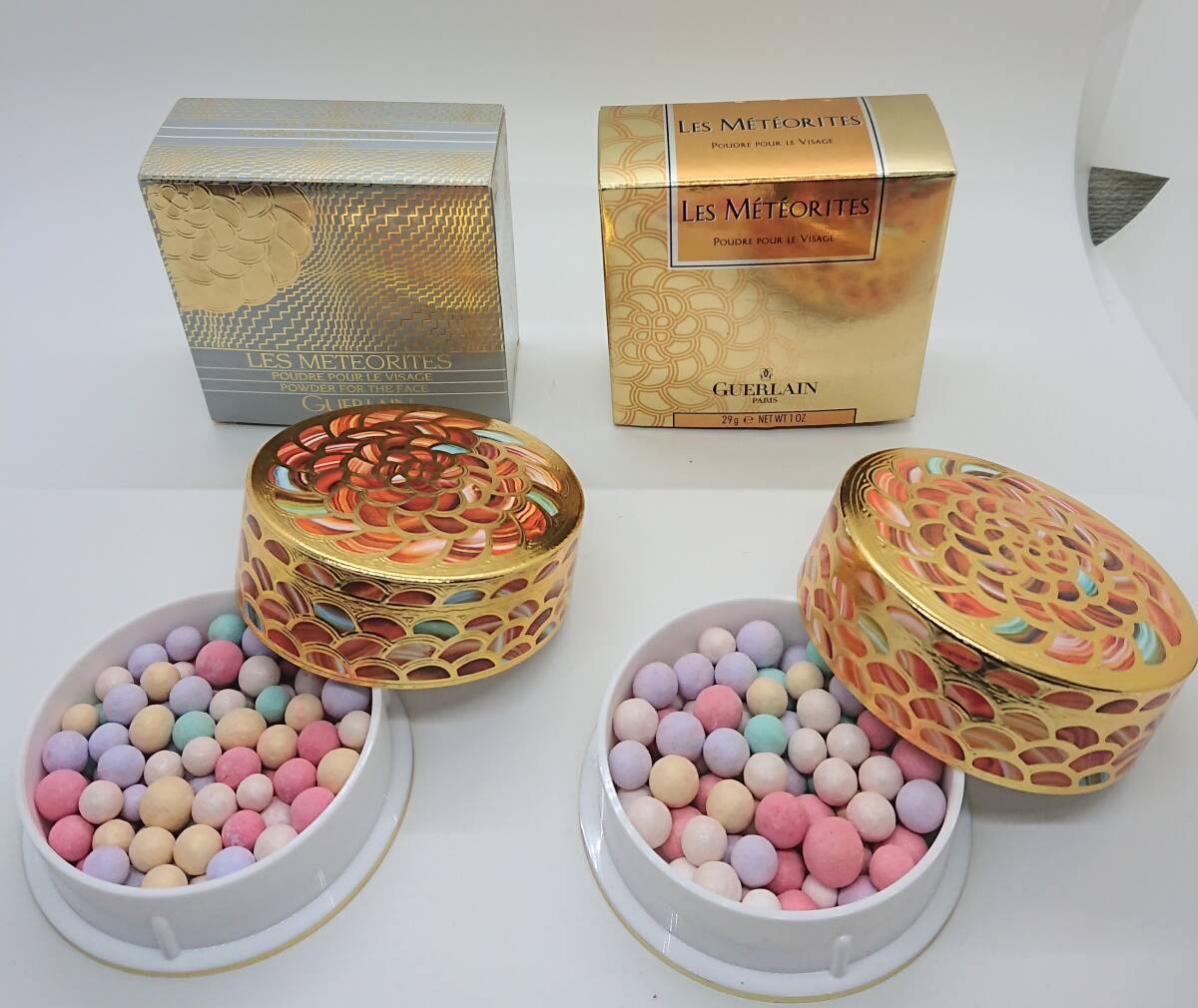 【1924】ゲラン GUERLAIN LES METEORITES レ・メテオリット ルースパウダー フェイス用パウダー 2個セット 残量多め拍卖