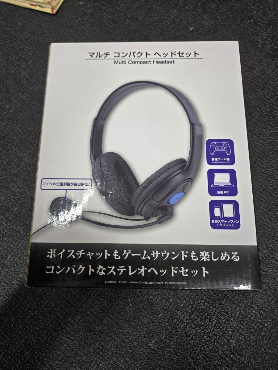 ゲーミングヘッドセット マルチコンパクトヘッドセット CC-P5MCH-BK ★新品未使用★ ★送料無料★ H-D拍卖