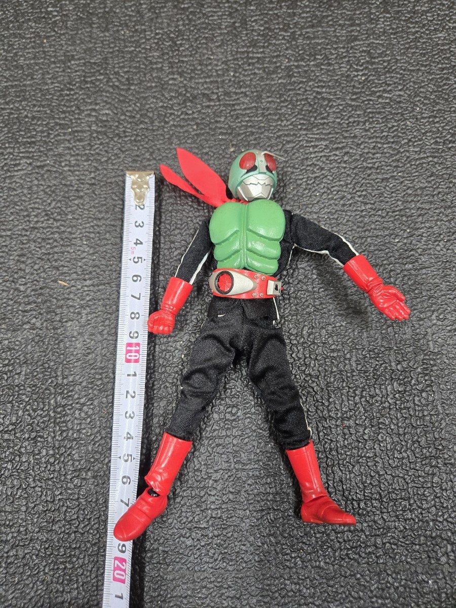 仮面ライダー第2号  バンダイ フィギュア リアルアクションヒーローズ 台座無し 角ありません。 超合金 ★送料無料★ H-D拍卖