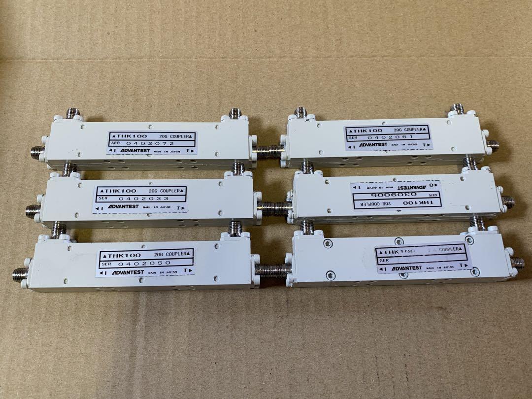 アドバンテスト THK100 0.5-20GHz 双方向方向性結合器 6個セット拍卖