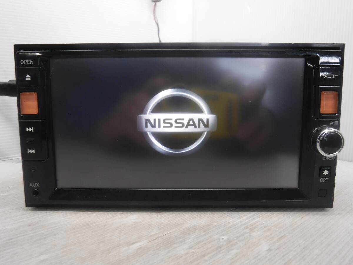 日産 純正 オプションナビ MC312D-W CD/DVD/SD/Bluetooth/フルセグTV 中古拍卖