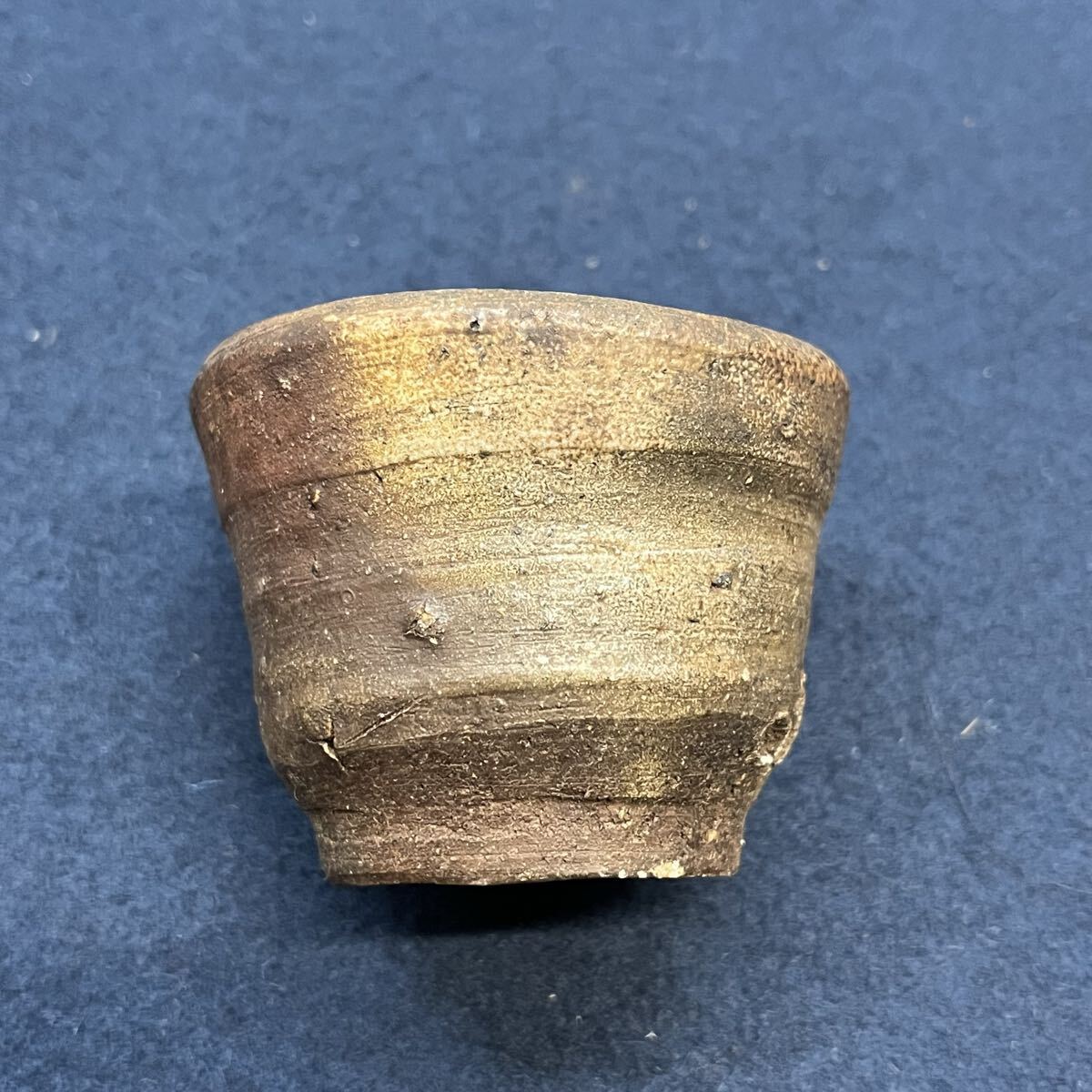 備前焼/前嶋五一郎/湯呑/煎茶道具/在銘/骨董品拍卖