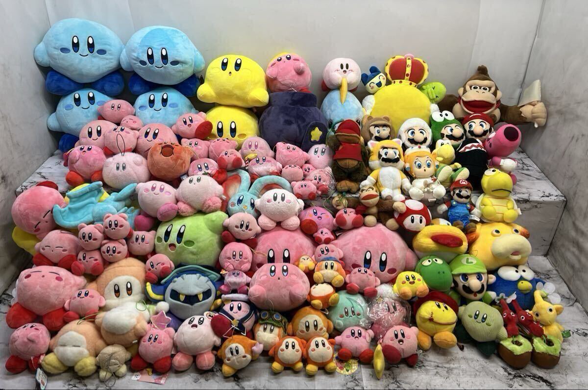 任天堂/Nintendo/星のカービィ/スーパーマリオ/ルイージ/ヨッシー/ピクミン/たまごっち/ぬいぐるみ/ストラップ/マスコット/大量/まとめ売り拍卖