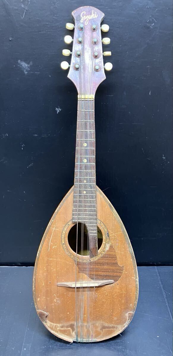 マンドリン/SUZUKI/スズキ/スズキバイオリン/楽器/弦楽器/1965年製/No.223/木製/音楽/演奏/ヴィンテージ拍卖