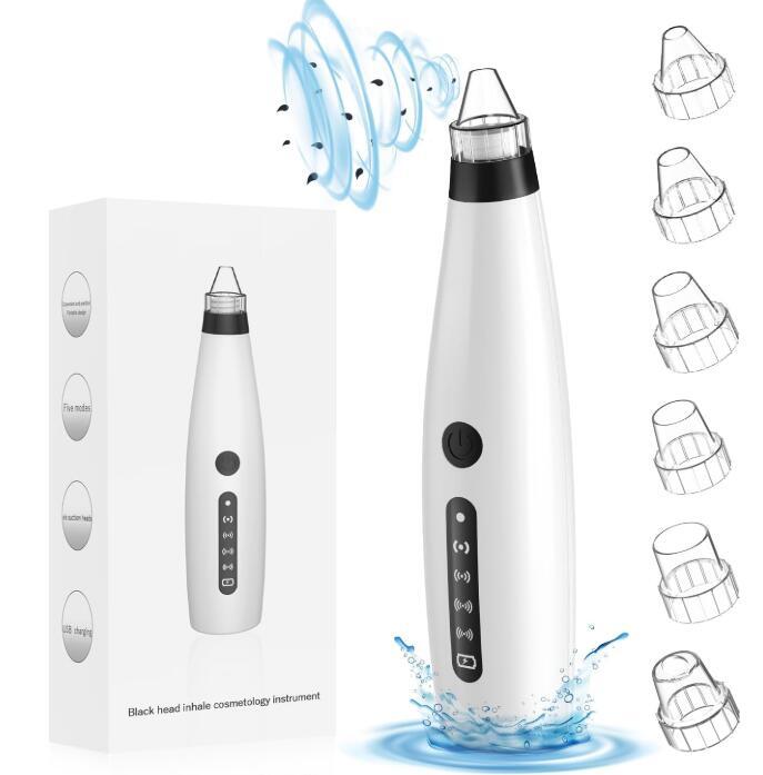 毛穴吸引器 毛穴洗浄 毛穴ケア 6種類吸引ヘッド 5段階吸引力空気 強力 毛穴汚れ吸引 角栓取り拍卖