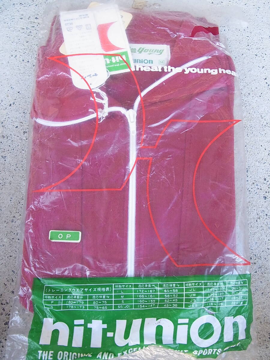 昭和もの☆未使用 ヒットユニオン ジャージ 上 ウェア 体育着 S 日本体操協会 トレーニング 拍卖