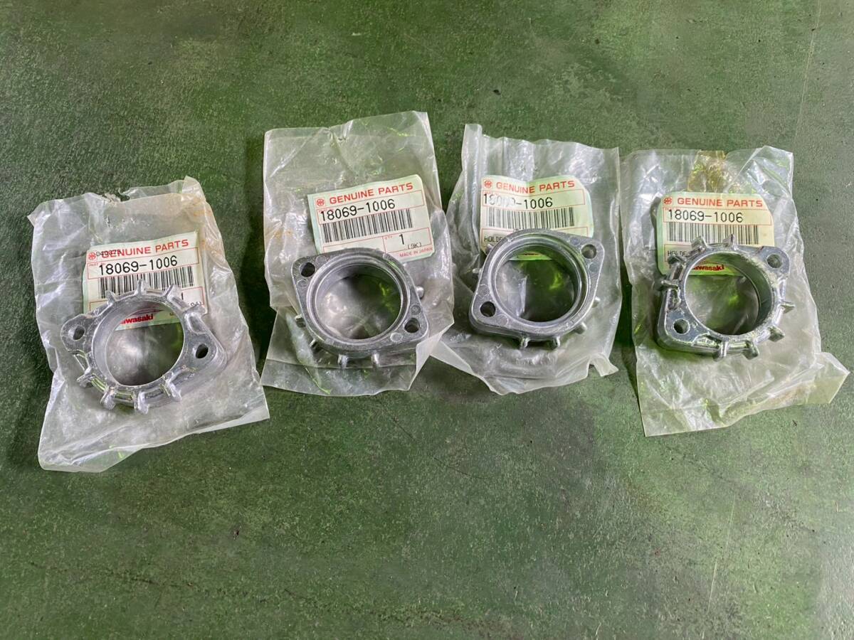 § KAWASAKI カワサキ 純正 マフラーフランジ エキゾーストパイプホルダー GENUINE PARTS 180691006 送料無料! 群馬発(B10)拍卖