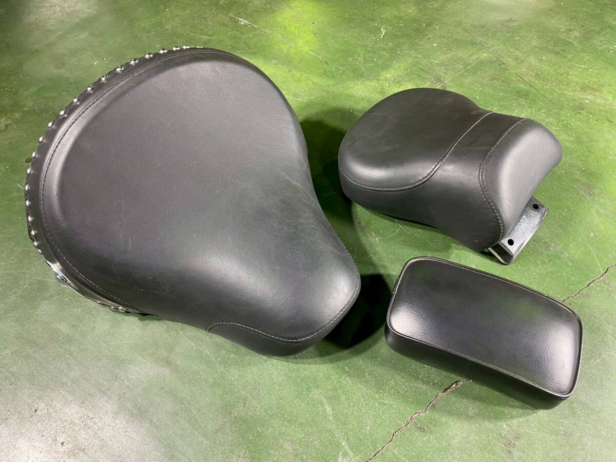 § FLSTC1450 ハーレーダビッドソン シート セット タンデムシート ピリオンシート 送料無料! 群馬発(C10)拍卖