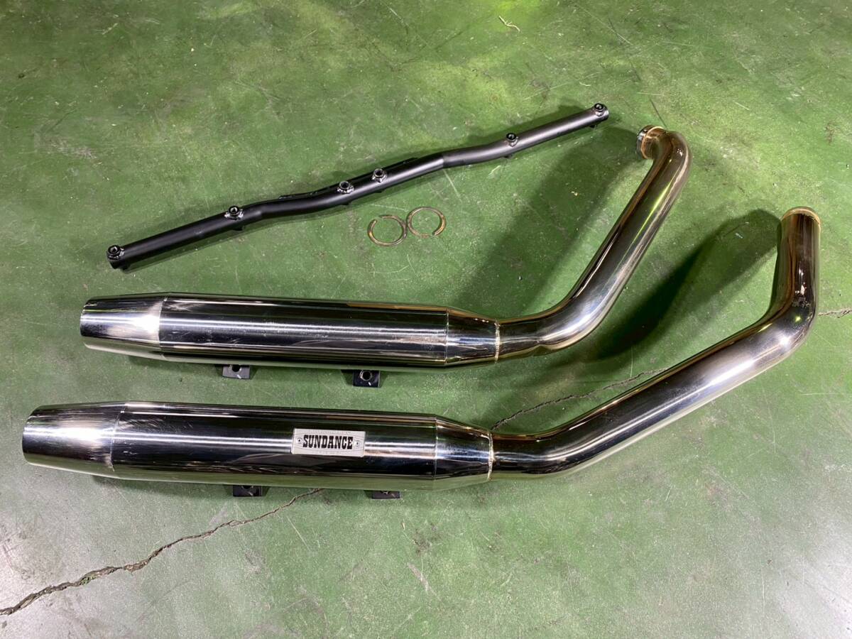 § FLSTF1450 ハーレーダビッドソン ファットボーイ SUNDANCE サンダンス ボマー マフラー 送料無料! 群馬発(C12)拍卖