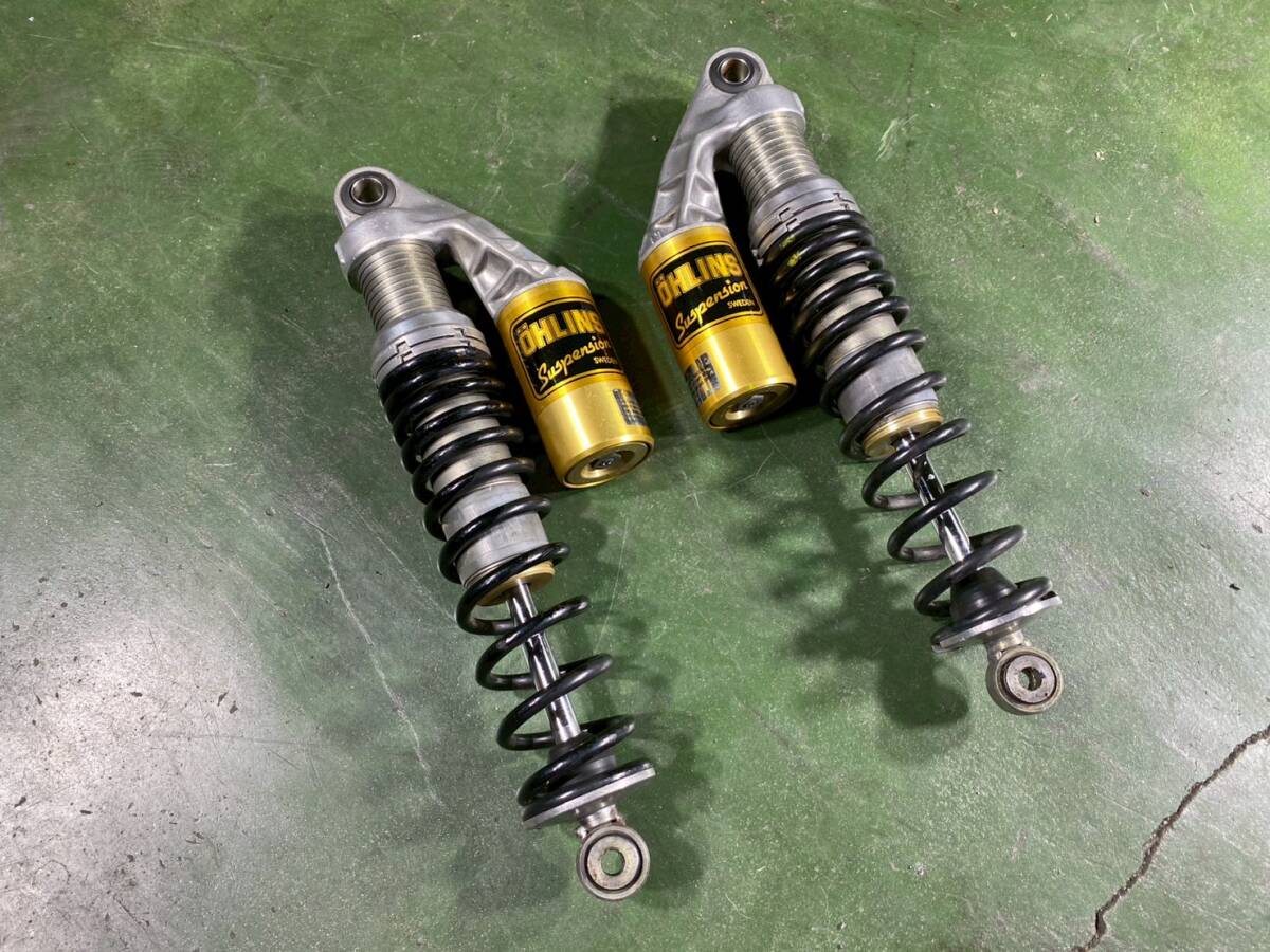 § KZ1000J KAWASAKI カワサキ オーリンズ hlins OHLINS 刻印KA2123 ASS6062 ガイコツ リアサスペンション 送料無料! 群馬発(C14)拍卖