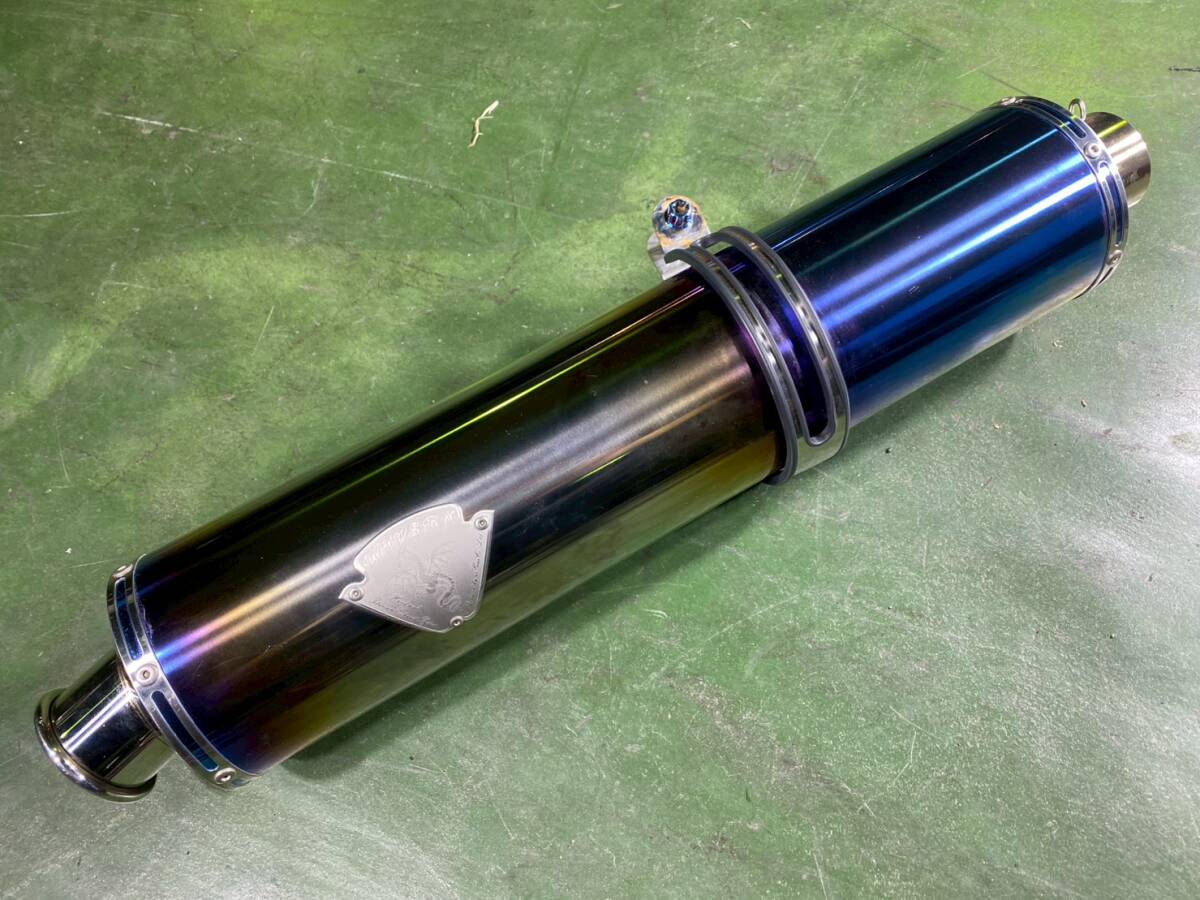 § ZX-14R ZZR1400 KAWASAKI カワサキ アールズギア ワイバン スリップオンマフラー JMCA 1112089034 パーツ 送料無料! 群馬発(C15)拍卖