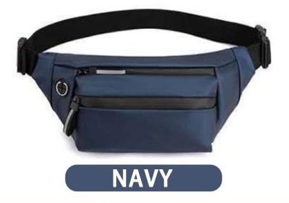 【ウエストポーチ ネイビー 】メンズ 腰 小さめ 仕事用 防水 斜めがけ 斜め掛け 軽量 ウエストバッグ ボディバッグ拍卖