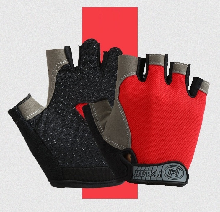 【サイクルグローブ レッド Sサイズ】指切り サイクリング グローブ 自転車 手袋 指なし バイク メッシュ ロードバイク 夏用 夏拍卖