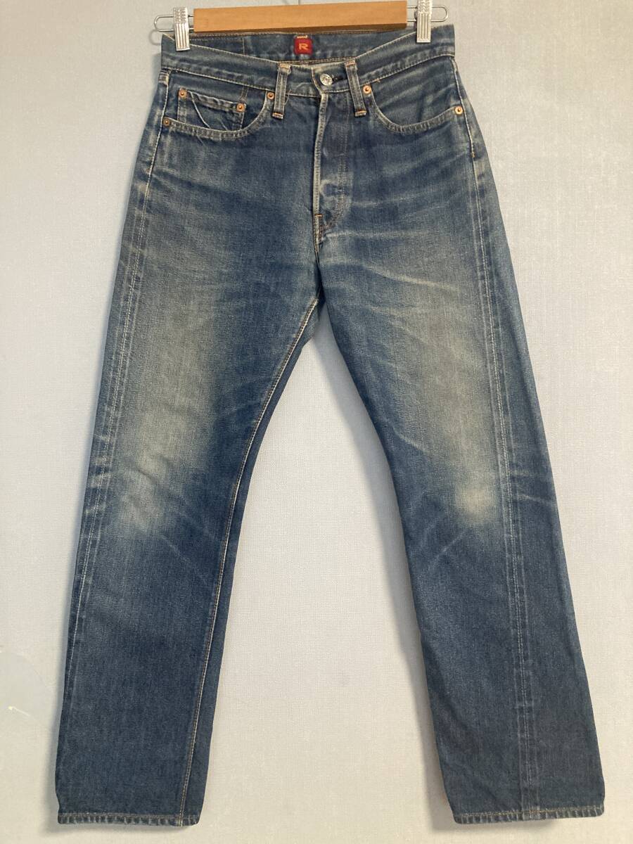 ★RESOLUTE リゾルト 710 セルビッチ デニムパンツ 29 日本製 ジーンズ ビンテージモデル MADE IN JAPAN ユーズド アタリ 雰囲気◎拍卖