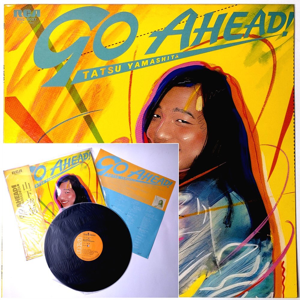 【侍】山下達郎 TATSURO YAMASHITA GO AHEAD! RVL-8037 LPレコード 帯付 20=648拍卖
