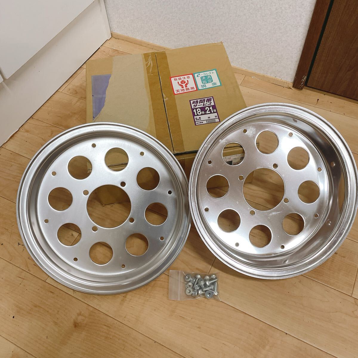 未使用品◆モンキー アルミホイール 10インチ 3,0J ディスクハブ 合わせホイール HONDA ゴリラ 1本◆E1拍卖