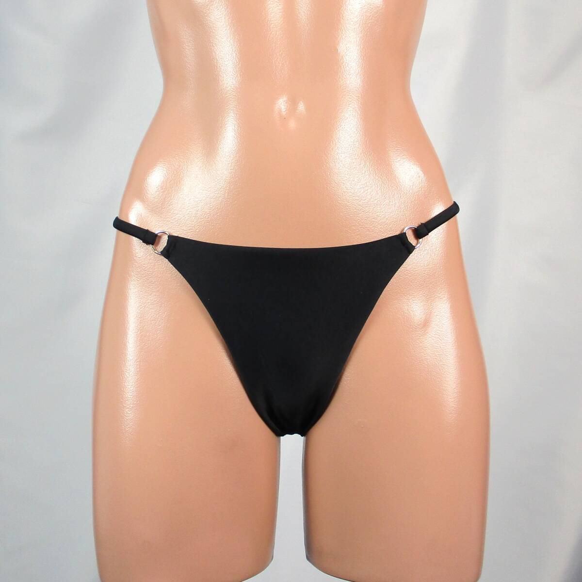 E9760★超セクシー 水着 ボトム Tバック 紐 ハイレグ ビキニ パンツ レディースS ブラック 黒 スイムショーツ 水泳 プール ビーチ 海拍卖
