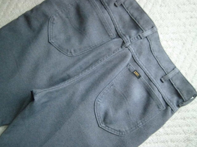 USA 90s Vintage Lee リー ブーツカットフレア ポリエステルパンツ W36 灰 グレー 90年代アメリカ製拍卖