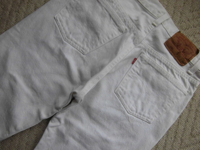 USA Vintage Levis ビンテージ リーバイス 501 ホワイト白 W29 90年代アメリカ製拍卖