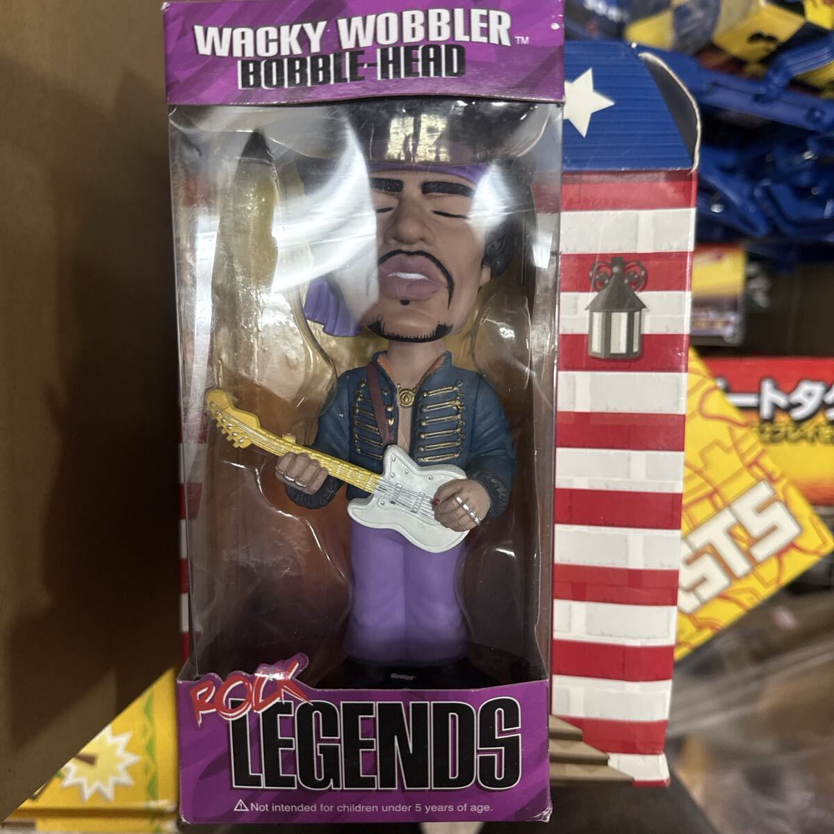 1円スタートワッキーワブラー ジミヘンドリックス  ボブルヘッド フィギュア ジミヘン Jimi Hendrix FUNKO パープルヘイズ ファンコ拍卖