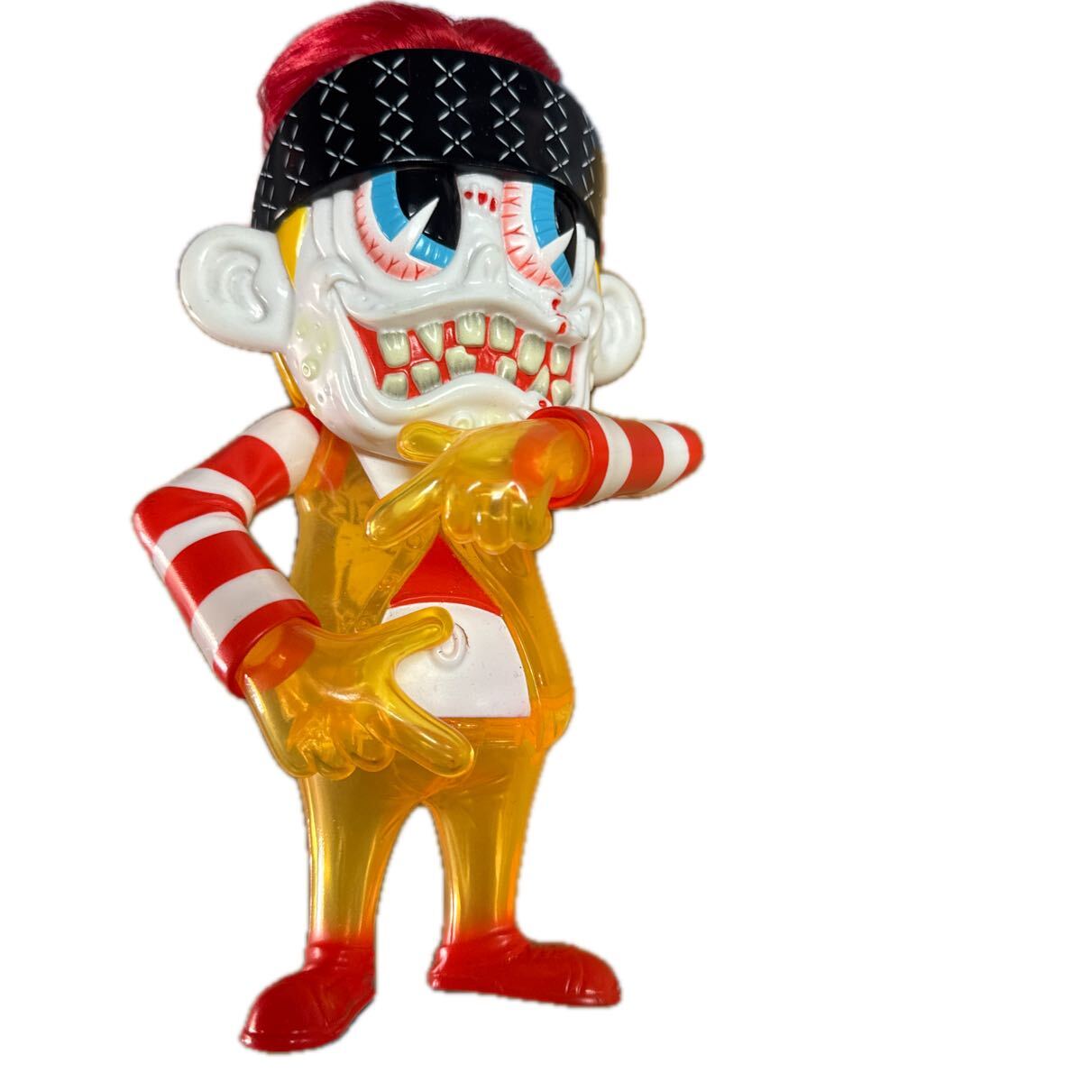 1円スタート Suicidal Tendencies×BlackBookToy Clear MC SKUM-kun ブラックブックトイ  ソフビ 希少品拍卖