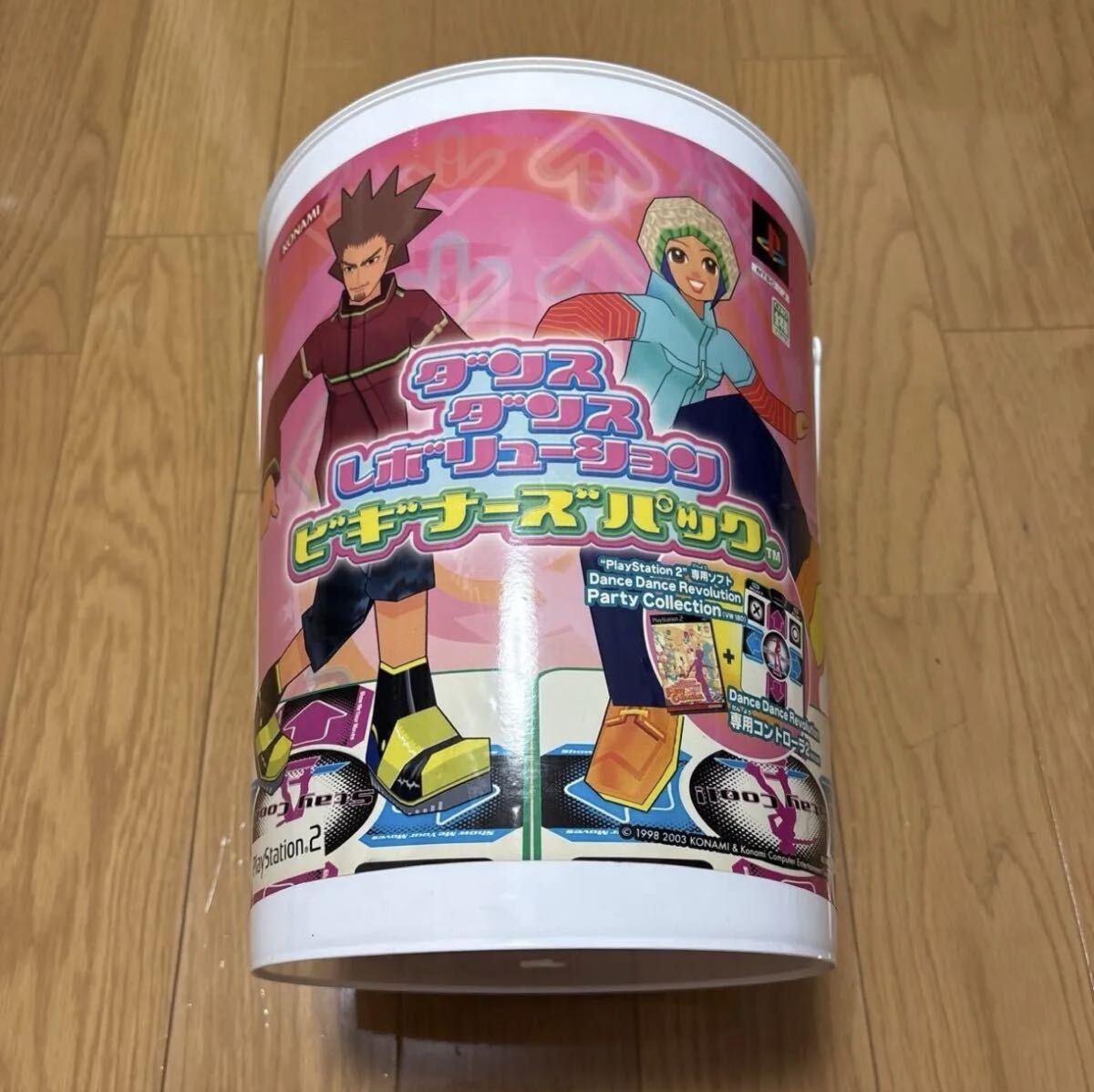 ダンスダンスレボリューション ビギナーズパック パーティーコレクションソフト欠品 バケツとコントローラーのみ & おまけソフト付拍卖