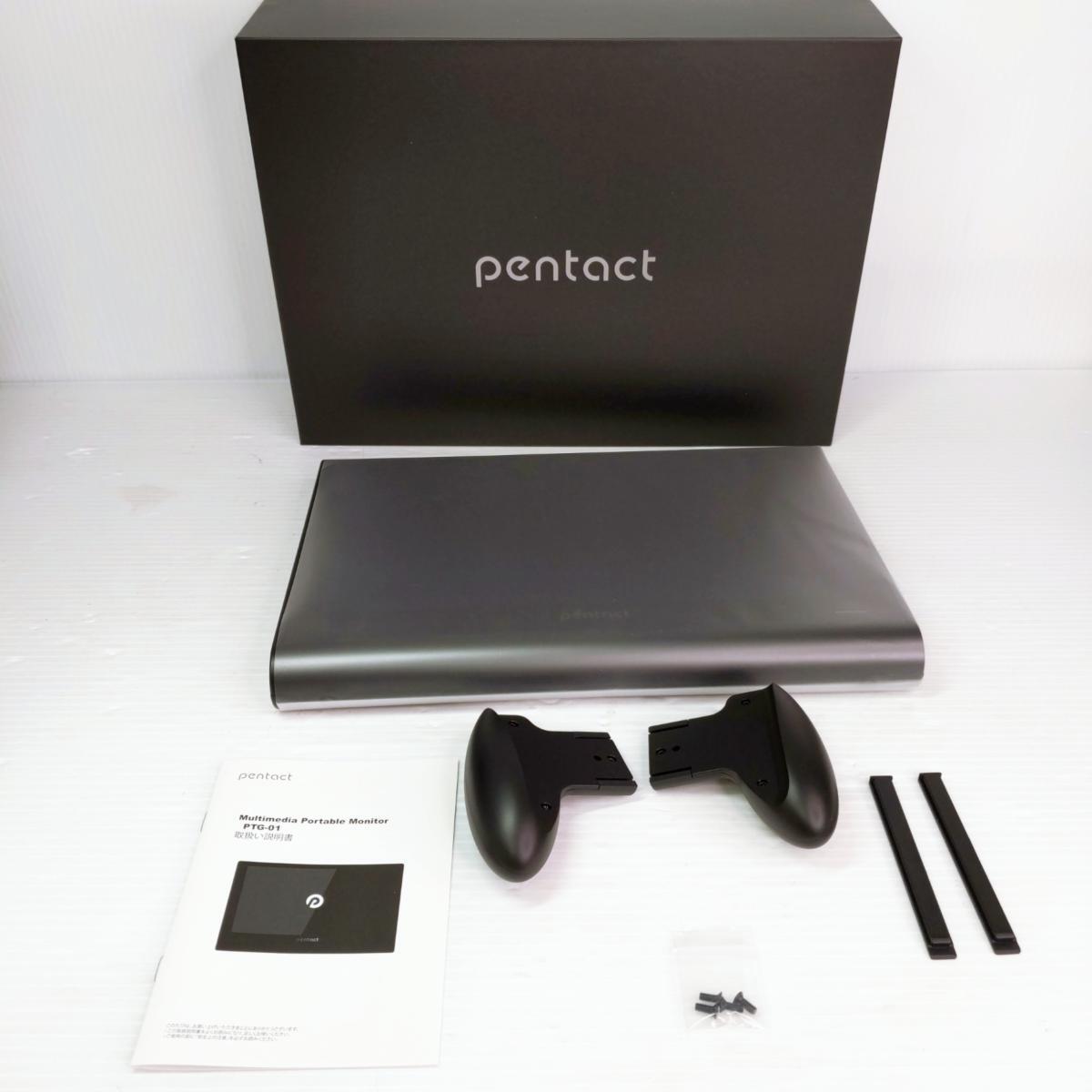 【中古品】ペンタクト PENTACT マルチメディアポータブルモニター PTG-01 〇YR-53830〇拍卖