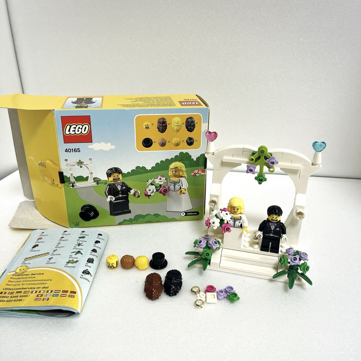 送料無料!LEGO レゴ 40165 結婚式 ウェディング 新郎新婦 拍卖