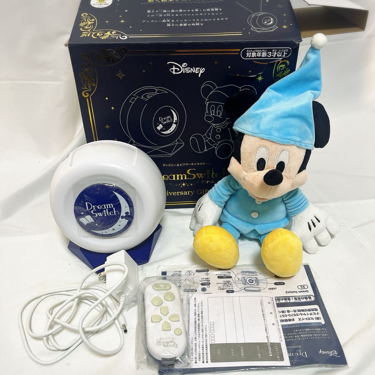 送料無料!美品 ドリームスイッチ2 アニバーサリー ギフトセット ミッキー マウス  おしゃべりぬいぐるみ Dream Switch2 拍卖