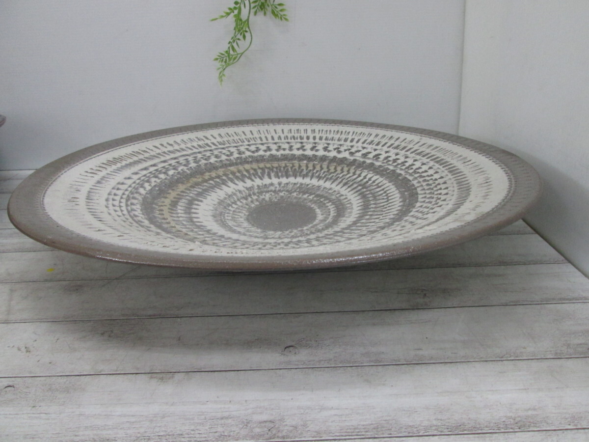 i.mic。直接ご来店お渡し【落札後にご来店下さい】 55cm 蔵出品 大皿 大鉢 盛り皿 送料無料ではありません。拍卖