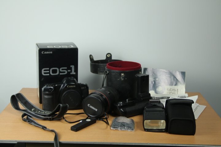 一眼レフカメラ Canon EOS-1/EF28-80mm F2.8-4L USM / Canon POWER DRIVE BOOSTER E1 / Canon SPEEDLITE 430EX Ⅱ / UVフィルター 他拍卖