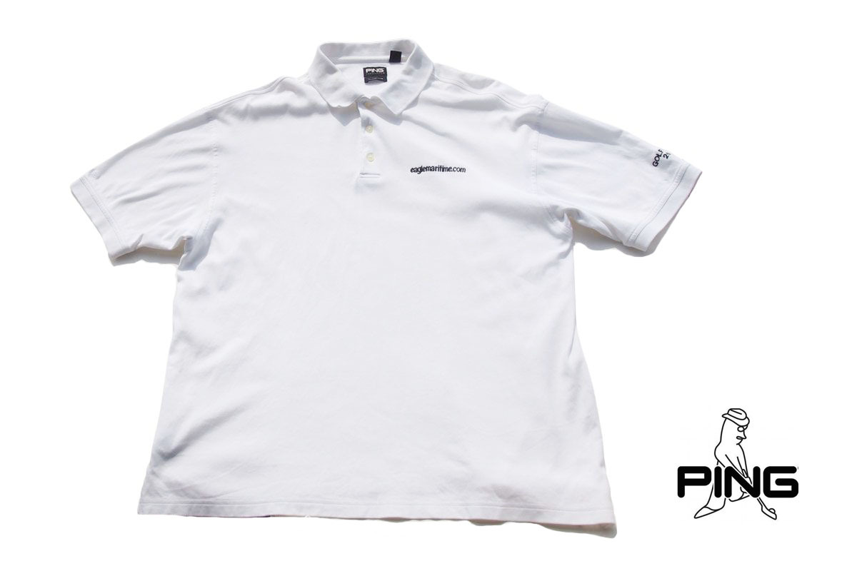 送料無料★【中古】ピン|PING|半袖ポロシャツ|メンズゴルフウェア|XL拍卖