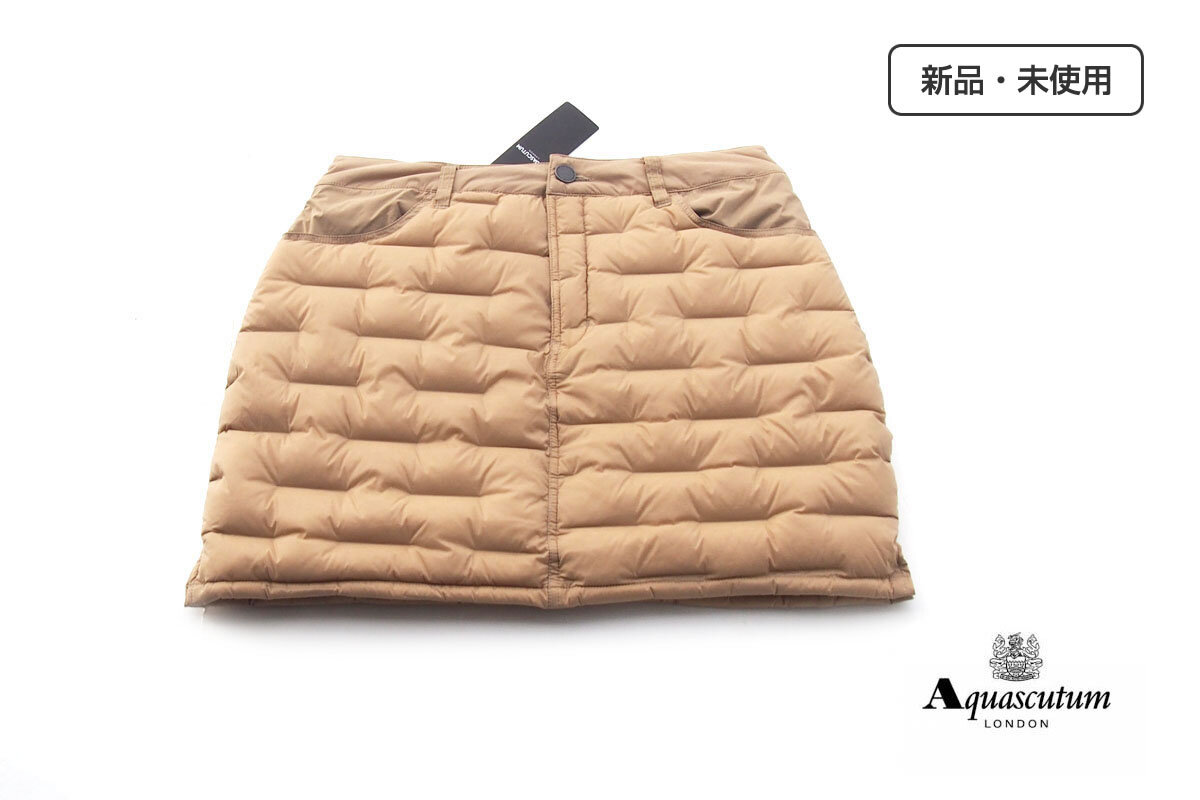送料無料★新品|未使用|アクアスキュータム|Aquascutum|シームレスダウンスカート ノンステッチ仕様|レディースゴルフウェア|8拍卖